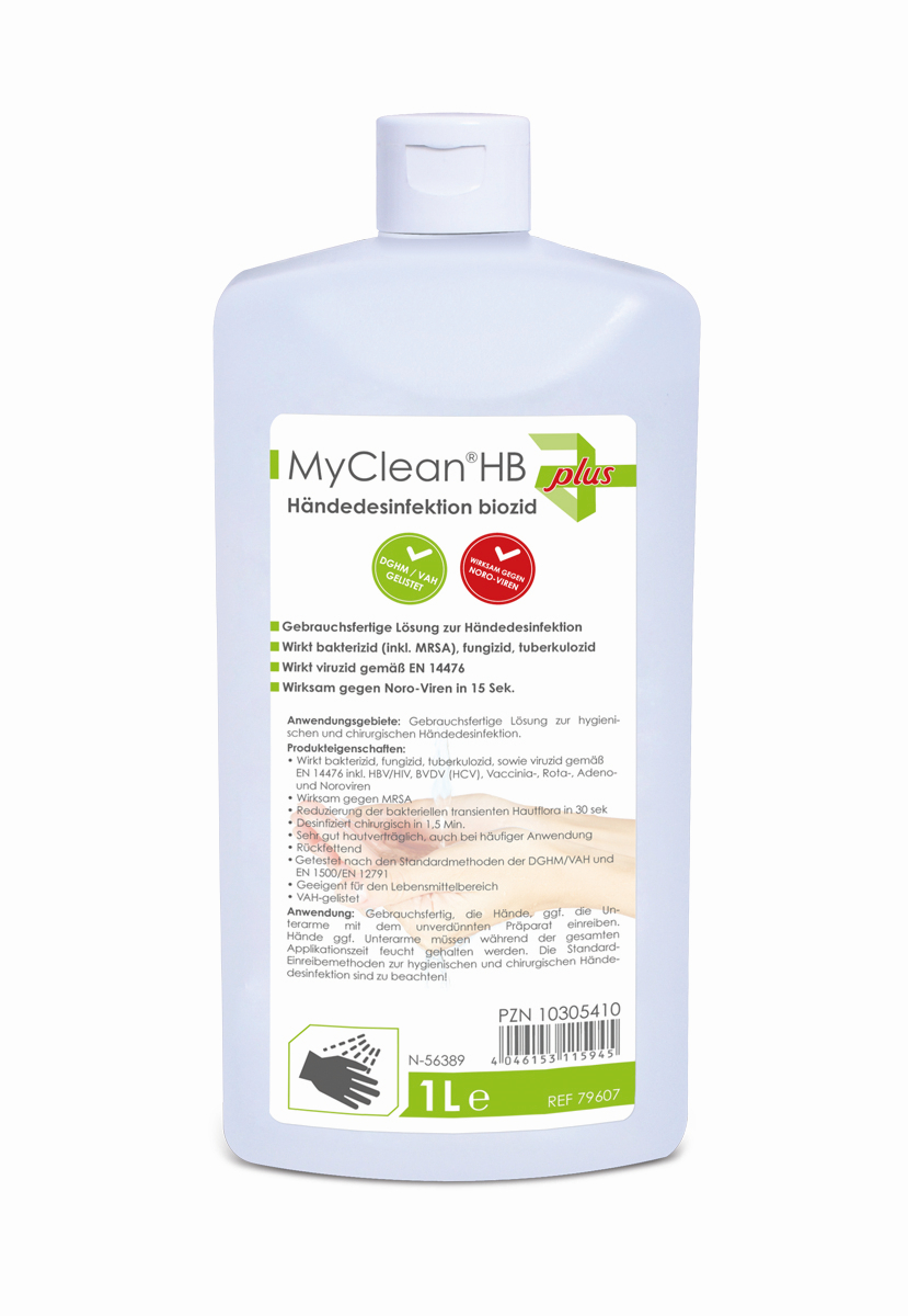 MaiMed MyClean Händedesinfektionsmittel in der 1-Liter-Flasche