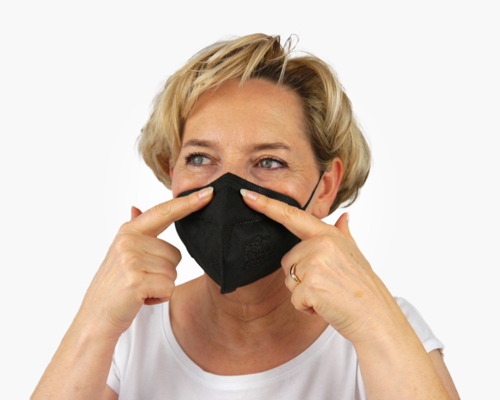 411-bk-rich-content-2 FFP2 Maske Schwarz