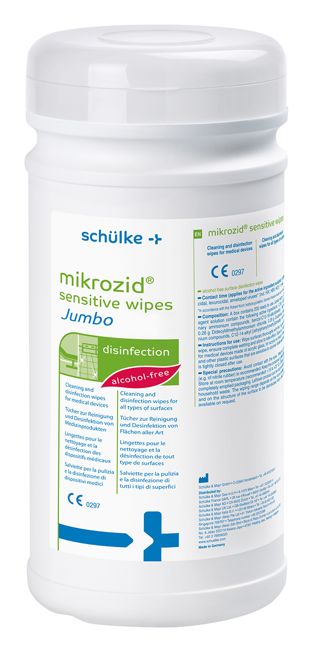 Produktbild schülke mikrozid sensitive wipes