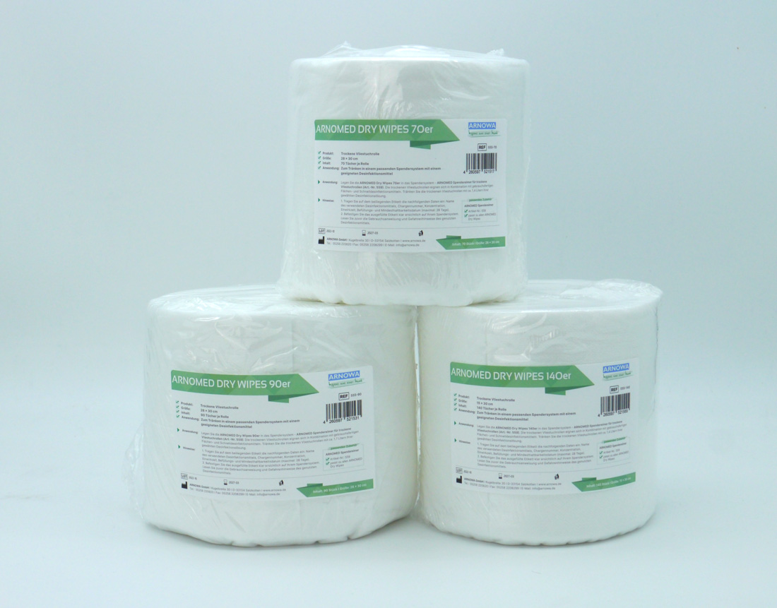 arnomed-dry-wipes-varianten ARNOMED Dry Wipes Varianten