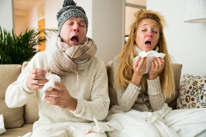 influenza-grippe Mooshot kranke Personen