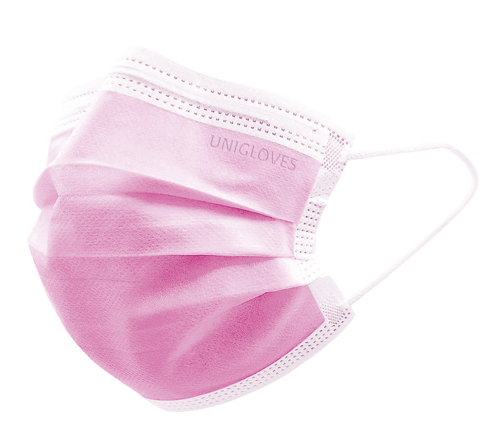 Unigloves Mundschutz Profil Plus Pink